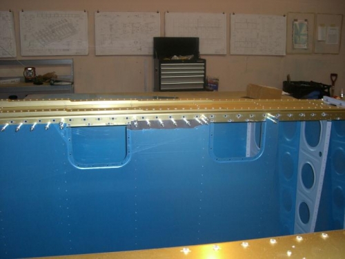 Left wing bottom skin inboard