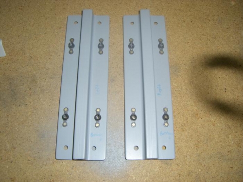 platenuts riveted to the tie-down