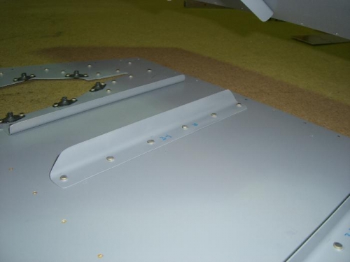 Stiffeners and trim reinforcement plate