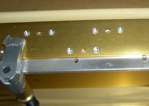 Platenut attach holes countersunk.