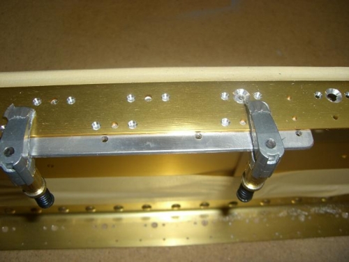 Fuel tank attach screw countersunk.