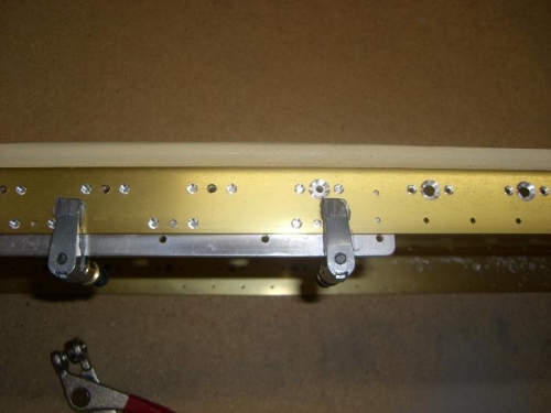 Fuel tank attach screw countersunk.