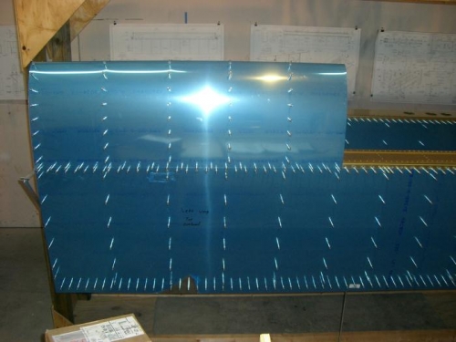 Left wing leading edge