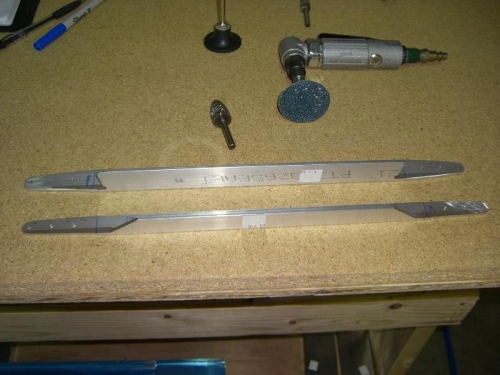 Tapered the ends of the front spar angles