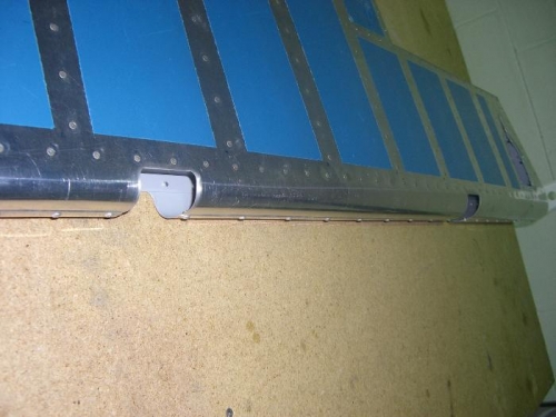 Right Elevator rolled leading edge