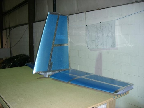 Vertical Stabilizer Complete.