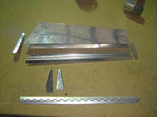 All parts for elevator trim