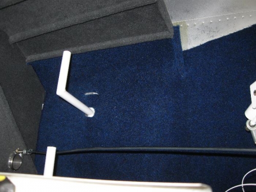 The floor carpet is the only carpet made removable for cleaning and airframe maintenance