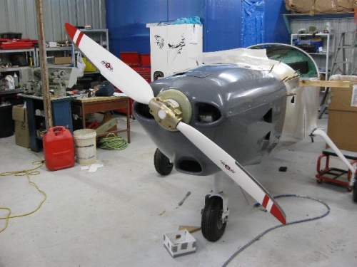 might remove some spark plugs so that I can check the trueness of the prop and backplate