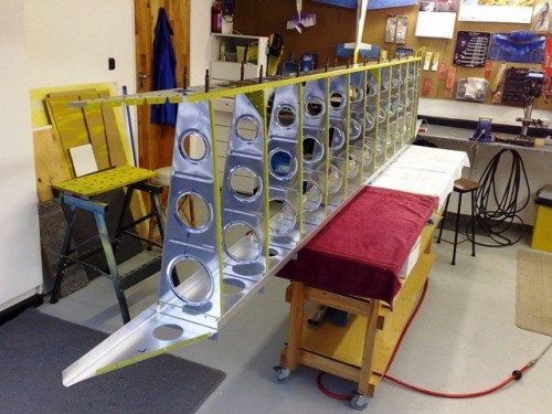 Rear Spar in Position