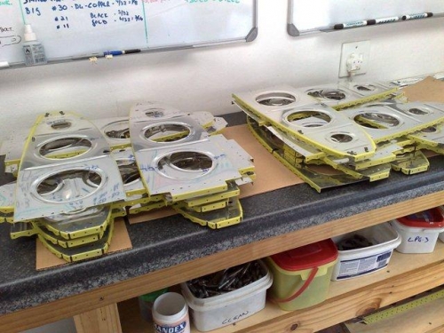 Stack of Primered Ribs