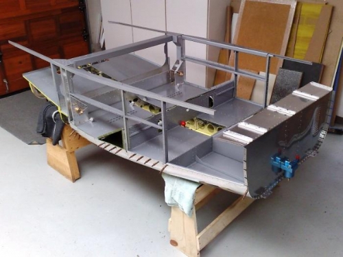Fuselage sides up