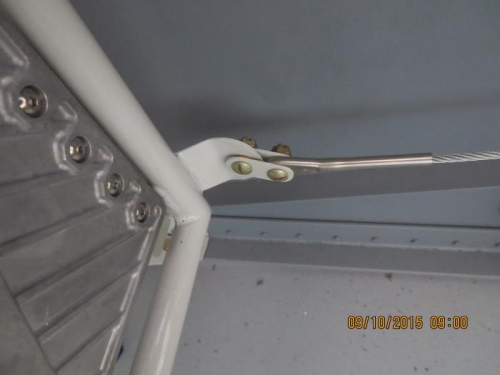 Rudder Cable Links Installed