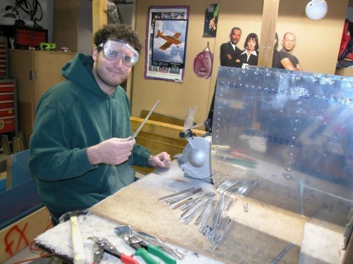 Dan the man helping dear old dad