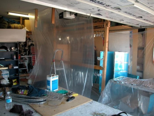 Setting up the garage