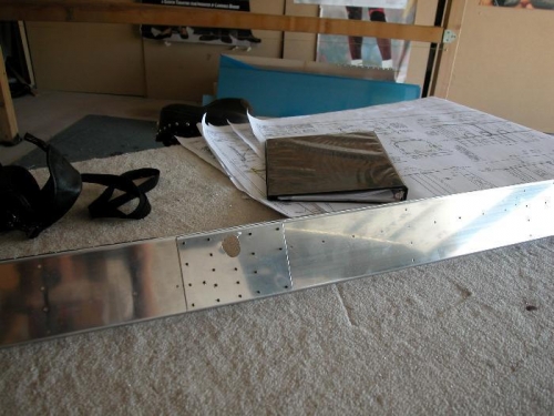 W707E Rear Spar Reinfore plate To W707A-L