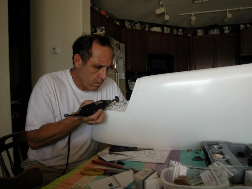 Drilling out the openings