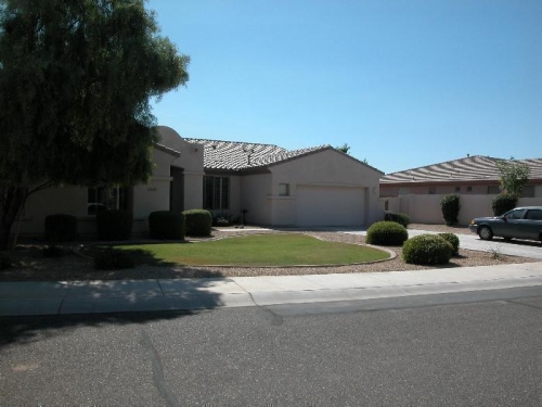 This is the front of the house.