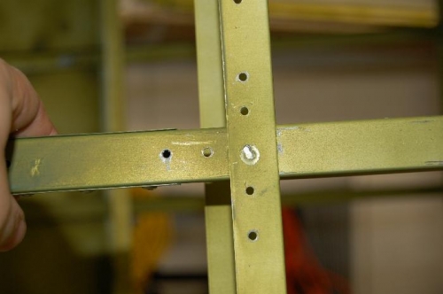 #412 rivet removed