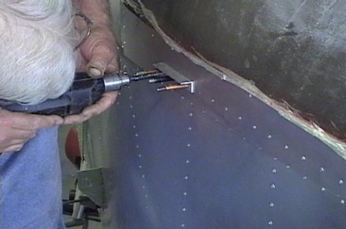 Back drilling mounting holes