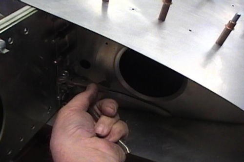 Opening holes for A5 rivets