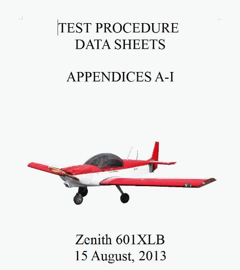 Test Procedure data sheets cover