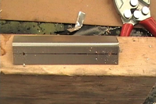 End rivets located on closeout