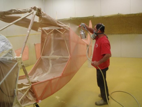 Chad applying Poly Brush