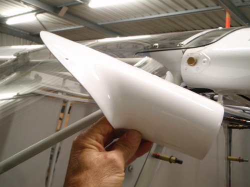 Cuff and wing/fuselage gap fairings fitted