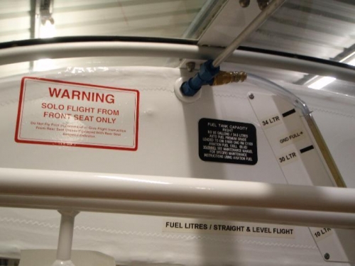 Full calibration carried out and sight tubes placarded accordingly