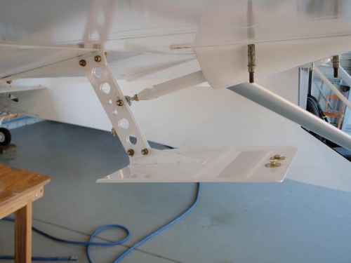 Ailerons and spade trial fit up