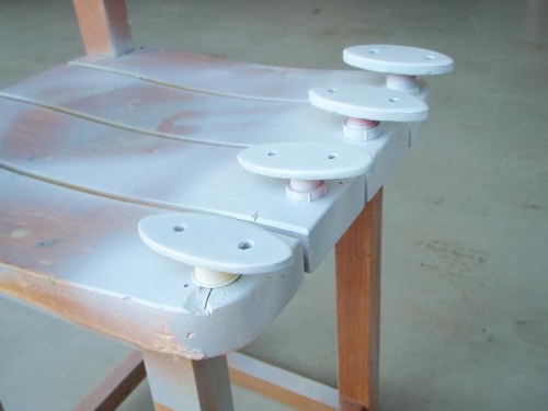 Lead weights for elevator and ailerons