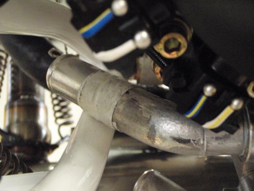 L/H side of water pump still working on angles