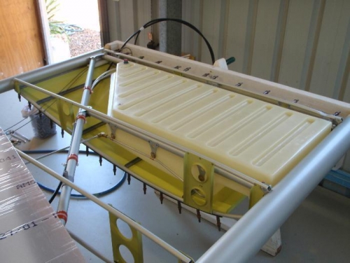 Preparation of lower skin.