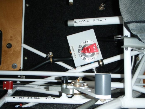 Top view of installation