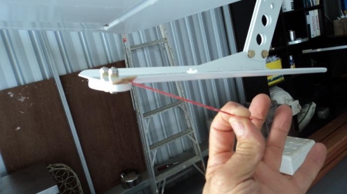 Red wool works a treat