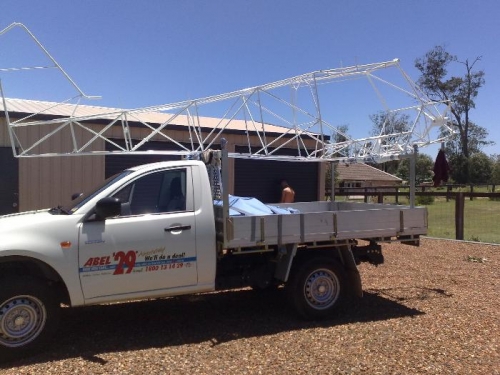 Powdercoated Fuselage frame