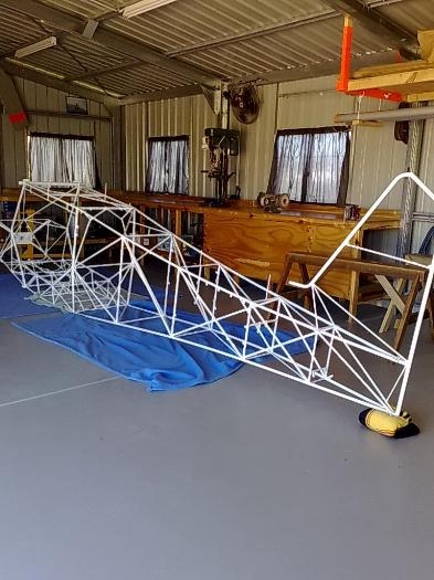 Fuselage ready to go back on turnover jig and start build up