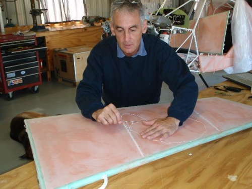 rinforcing tape followed by rib stitching