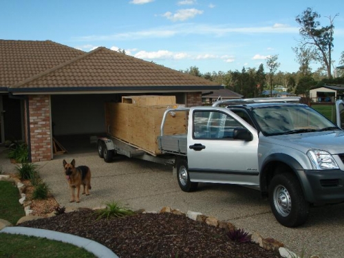 Arrive home,tight squeeze