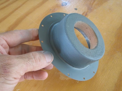 completed scupper prior to installation