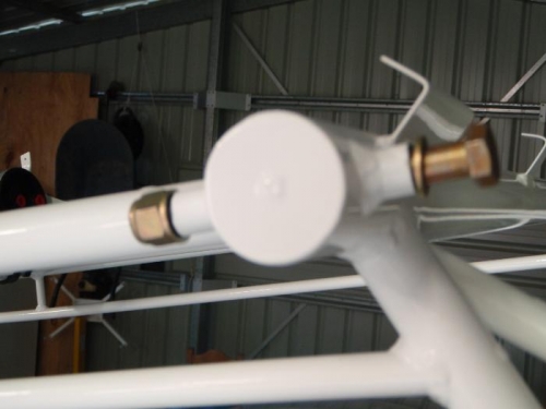 Fwd fuselage attachment trimmed and contoured