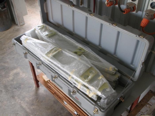 All ribs packed and ready to  home from work