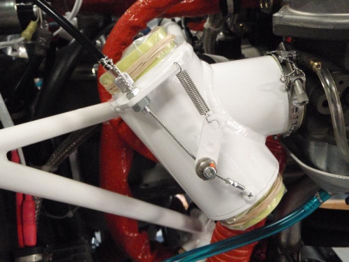 Air diverters installed and rigged