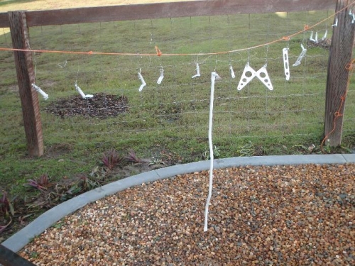 Throttle components,elevator horns and brace wire clips ..painting