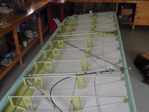 Final inspection prior to applying fabric