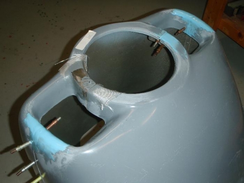 engine cowl ..rework