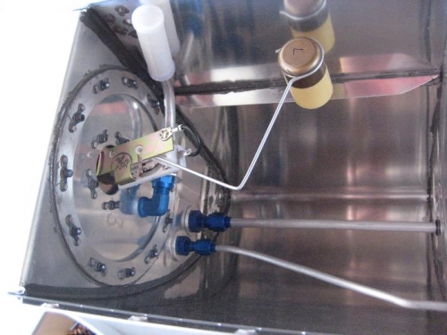 Fuel level sender, pickup, return, and vent