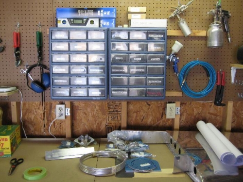 Small parts, rivets, etc.