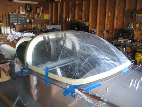 Front half back on canopy frame